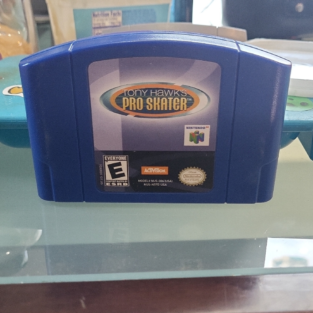 Nintendo Tony Hawk's Pro Skater Blue Cartridge